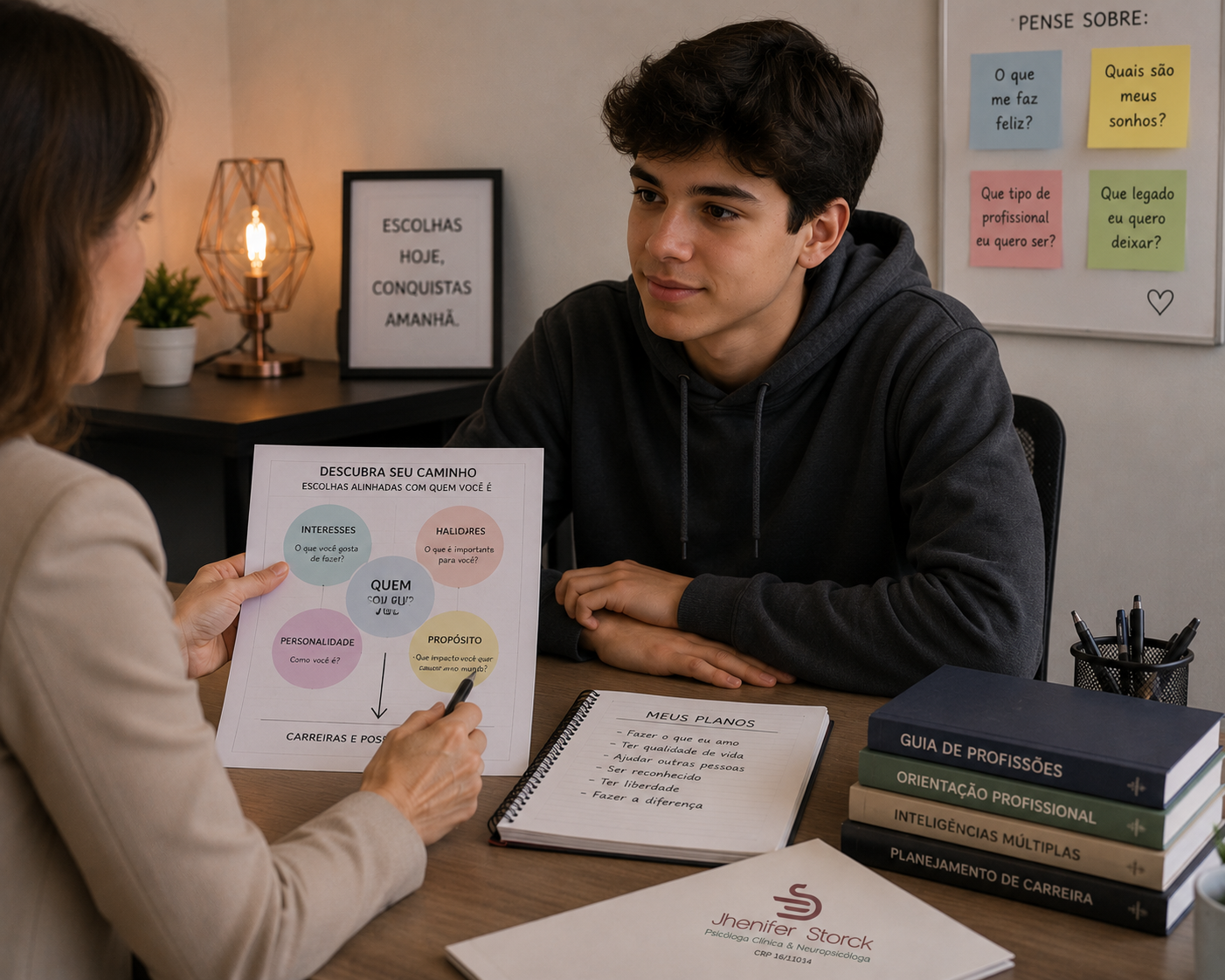 Orientação profissional para adolescentes e jovens